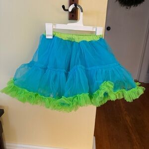 Blue and Green Girls Tulle Tutu